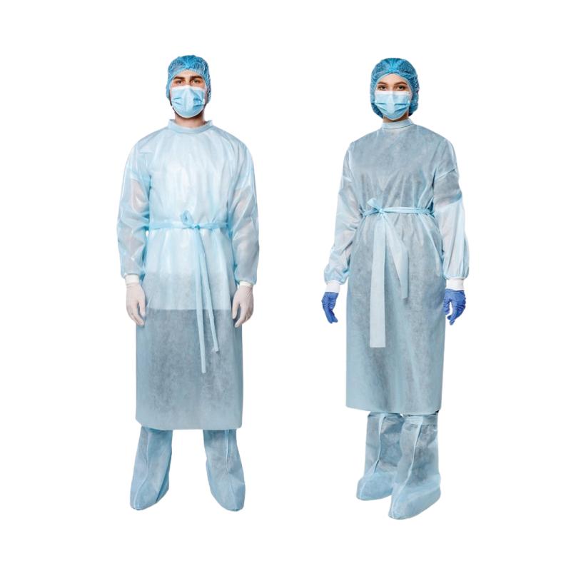 Халат хірургічний, розмір ХХL(58-60), СМС 35g/m2(г/м2), стерильний, одноразового використання,ТМ «АХІЛЛ»